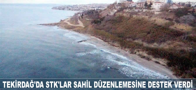 Tekirdağ'da sahil düzenlemesine  STK'lar destek verdi