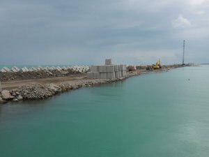 Trabzon Sahil Dolgu Projesi'nin 1. aşaması bitti