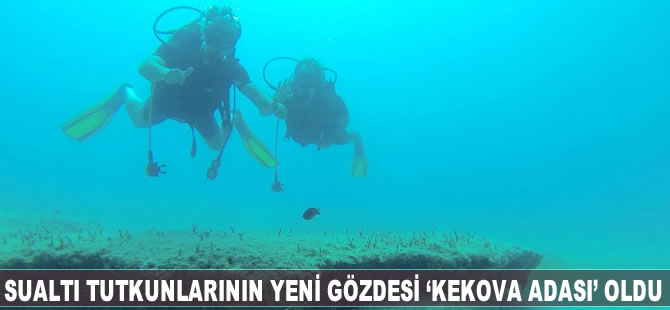Sualtı tutkunlarının gözdesi 'Kekova Adası' oldu