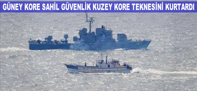 Güney Kore sahil güvenliği Kuzey Kore teknesini kurtardı