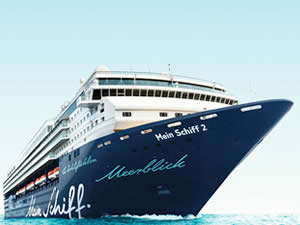 M/S Mein Schiff 2 dördüncü kez Bodrum'a yanaştı