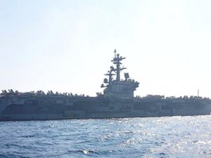 Dünyanın en büyük uçak gemisi W.Bush İsrail'e geldi