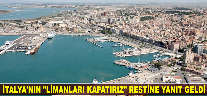 İtalya'nın "Limanları kapatırız" restine yanıt geldi