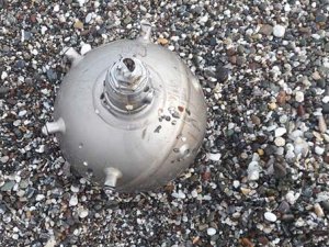 Rus yapımı mayın tetikleyicisi Samsun sahiline vurdu