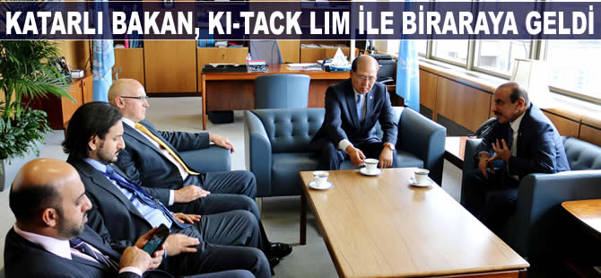 Katarlı Bakan Jassim Sulaiti, IMO Genel Sekreteri Ki-tack Lim ile biraraya geldi