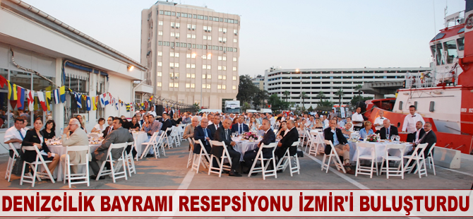İMEAK DTO İzmir Şubesi, Denizcilik Bayramı Resepsiyonu'nda sektörü biraraya getirdi