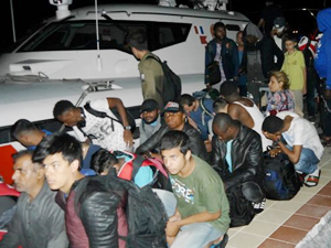 Çanakkale'de 47 kişi Midilli Adası'na geçmeye çalışırken yakalandı