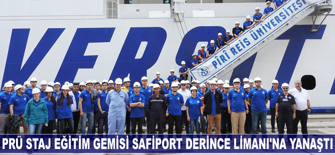 Piri Reis Üniversitesi Eğitim Gemisi Safiport Derince’ye yanaştı