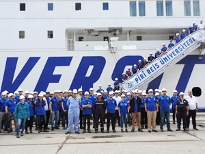 Piri Reis Üniversitesi Eğitim Gemisi Safiport Derince’ye yanaştı