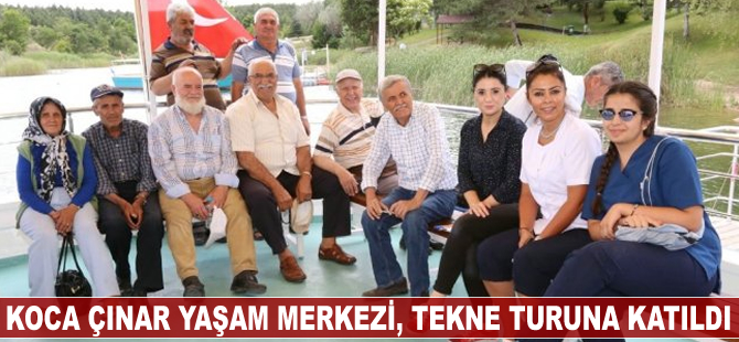 Koca Çınar Yaşam Merkezi, tekne turuna katıldı
