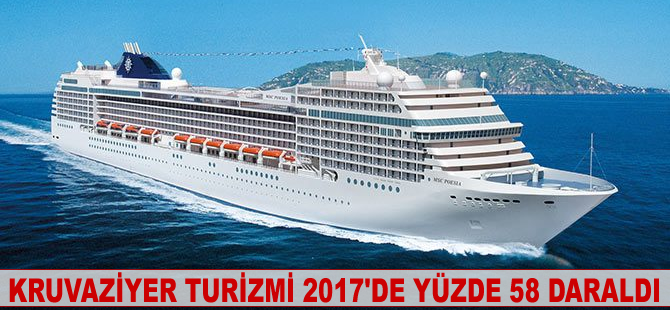 Kruvaziyer turizmi 2017'de yüzde 58 daraldı