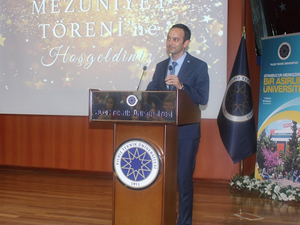 GMO Yönetim Kurulu Başkanı Salih Bostancı, YTÜ mezuniyet törenine katıldı
