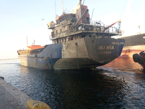 M/V ALI AGA gemisi Tuzla'ya çekildi