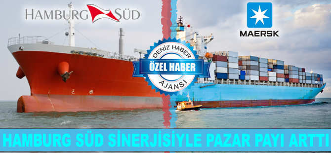 Hamburg Süd'ü satın almasıyla birlikte, APM Maersk Grubu 7 ayda pazar payını yüzde 0.8 artırdı