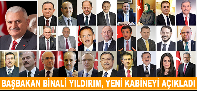 Başbakan Binali Yıldırım, Kabinede revizyona gitti