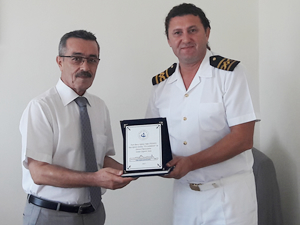 T/S SAMSUN Eğitim Gemisi Marmaris Limanı'na demirledi