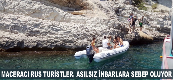 Maceracı Rus turistler, asılsız ihbarlara sebep oluyor
