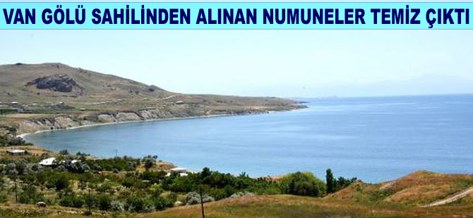 Van Gölü'nün 25 sahili temiz çıktı