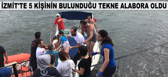 İzmit'te tekne alabora oldu: 1 kişi kayıp