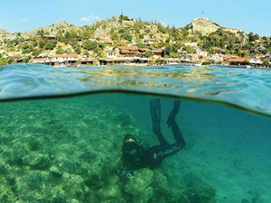Kekova'daki batık kent, kontrollü dalışa açılıyor