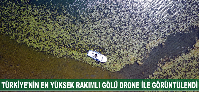 Türkiye'nin en yüksek rakımlı gölü, drone ile görüntülendi