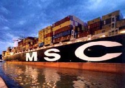 MSC'den İzmir İsrail hattı