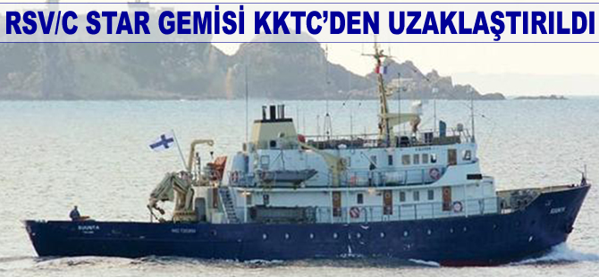 RSV/C STAR gemisi KKTC’den uzaklaştırıldı
