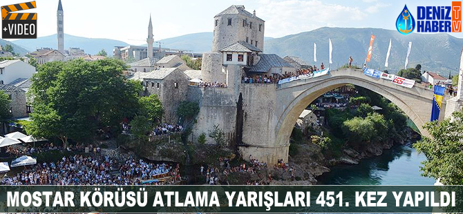Mostar Köprüsü atlama yarışları 451. kez yapıldı
