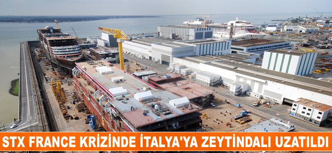 STX France krizinde İtalya’ya zeytindalı uzatıldı