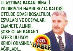 Bakan Yıldırım'a yapılan saygısızlık