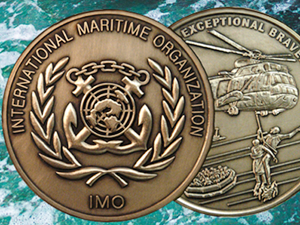 İki Houstonlu kılavuz kaptan IMO cesaret ödülünü kazandı