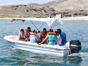 Sahil kenti Kocasinan'da gemi ehliyeti sınavı yapıldı