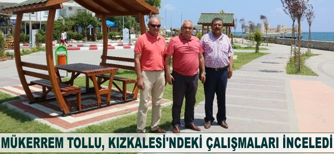 Erdemli Belediyesi, Kızkalesi’nde çalışmalarını sürdürüyor