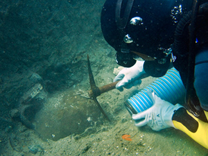 Urla'da su altı arkeoloji parkı oluşturulacak