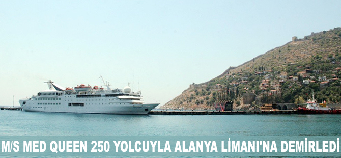 M/S Med Queen 8. kez Alanya Limanı'na demirledi