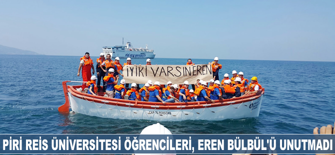 Piri Reis Üniversitesi öğrencileri, Eren Bülbül'ü unutmadı