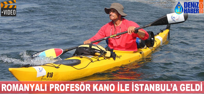 Romanyalı profesör Kano ile İstanbul'a geldi