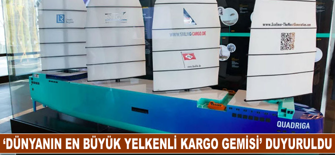 “Dünyanın en büyük yelkenli kargo gemisi” projesi duyuruldu