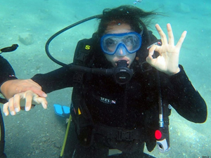 Engelliler Saros'ta tüplü sualtı dalışı yaptı