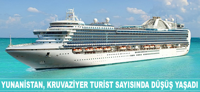 Yunanistan, kruvaziyer turist sayısında düşüş yaşadı