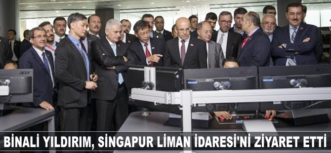 Binali Yıldırım, Singapur Liman İdaresi'ni ziyaret etti