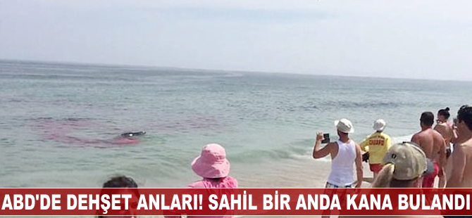 ABD'de dehşet anları! Sahil bir anda kana bulandı