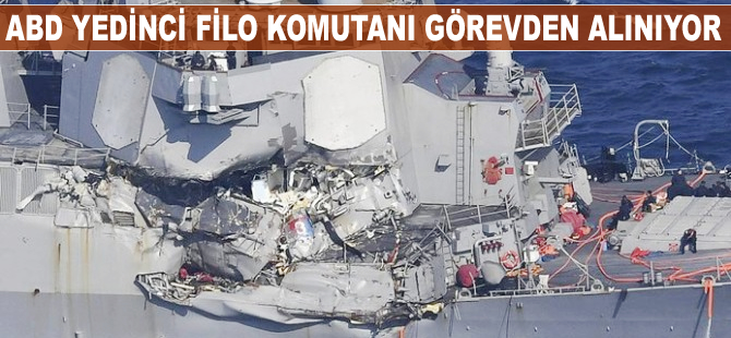 ABD Yedinci Filo Komutanı görevden alınıyor