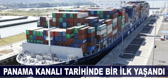 Panama Kanalı tarihinde bir ilk yaşandı