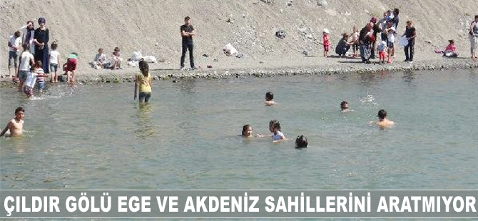 Çıldır Gölü, Akdeniz sahillerini aratmıyor