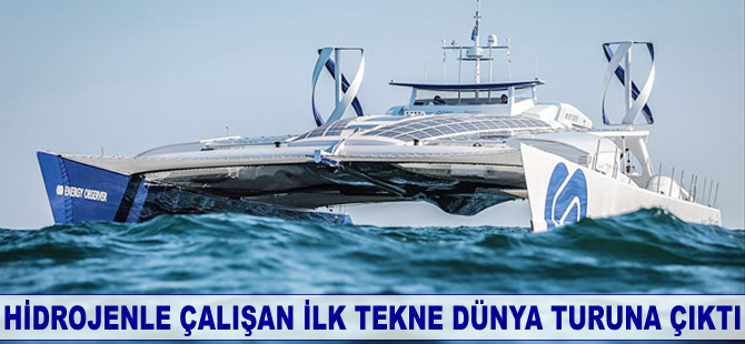 Hidrojenle çalışan ilk tekne 6 yıl sürecek dünya turuna çıktı