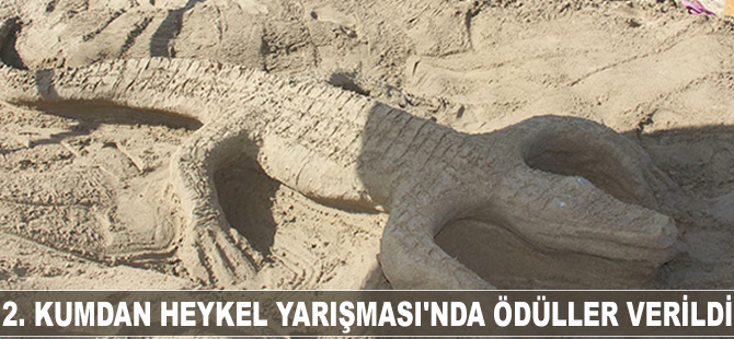 2. Kumdan Heykel Yarışması'nda ödüller verildi