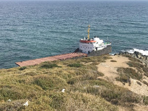 M/V Leonardo'nun yakıtı fırtına nedeniyle alınamadı