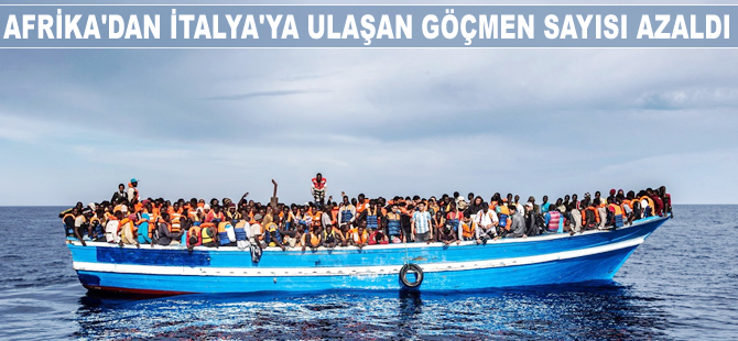 İtalya’ya ulaşan göçmen sayısı azaldı