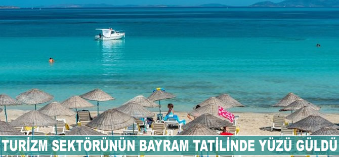 Turizm sektörünün bayram tatilinde yüzü güldü
